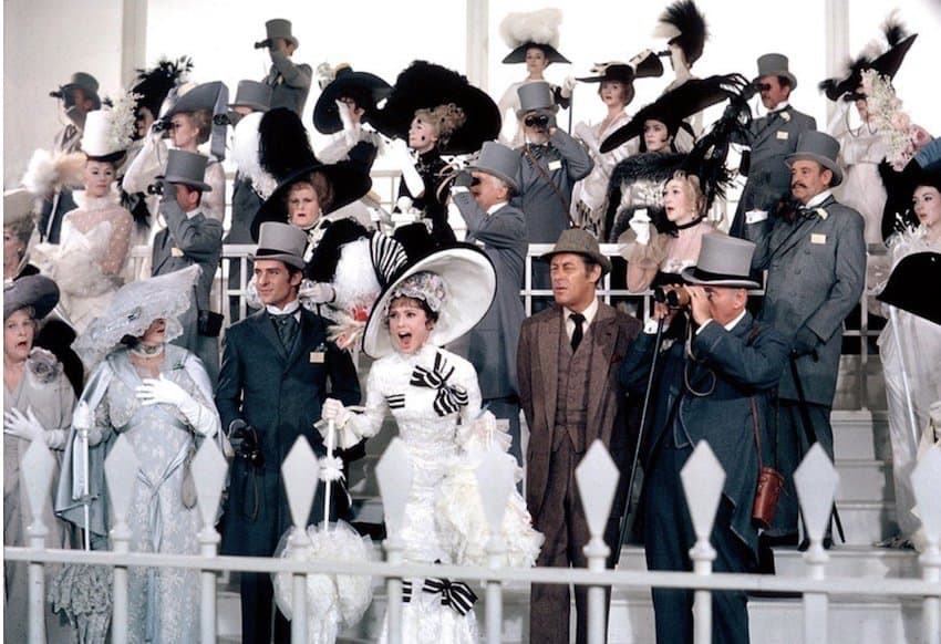Audrey Hepburn and Rex Harrison in My Fair Lady, 1964